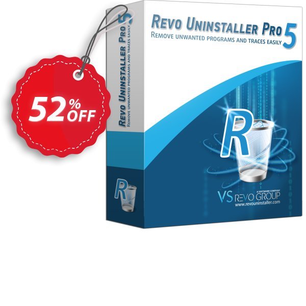 Revo Uninstaller PRO PORTABLE - 2 years Coupon, discount 51 % off ALL edition Revo Uninstaller. Promotion: 