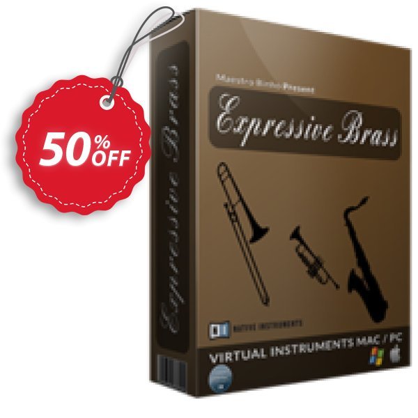 Expressive Brass Coupon, discount 50% Off christmas sale. Promotion: wondrous discount code of Expressive Brass 2024