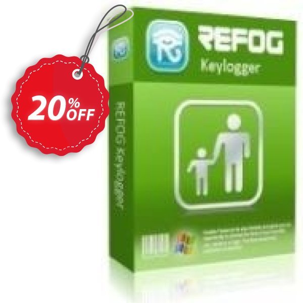 REFOG Keylogger - 1 Plan Coupon, discount REFOG Keylogger - 1 License Stirring offer code 2024. Promotion: Stirring offer code of REFOG Keylogger - 1 License 2024
