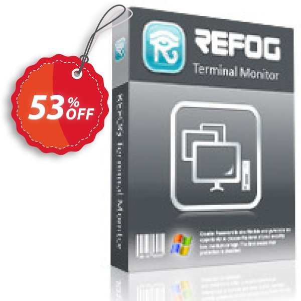 REFOG Terminal Monitor - for WINDOWS Coupon, discount REFOG Coupon Terminal edtion. Promotion: 