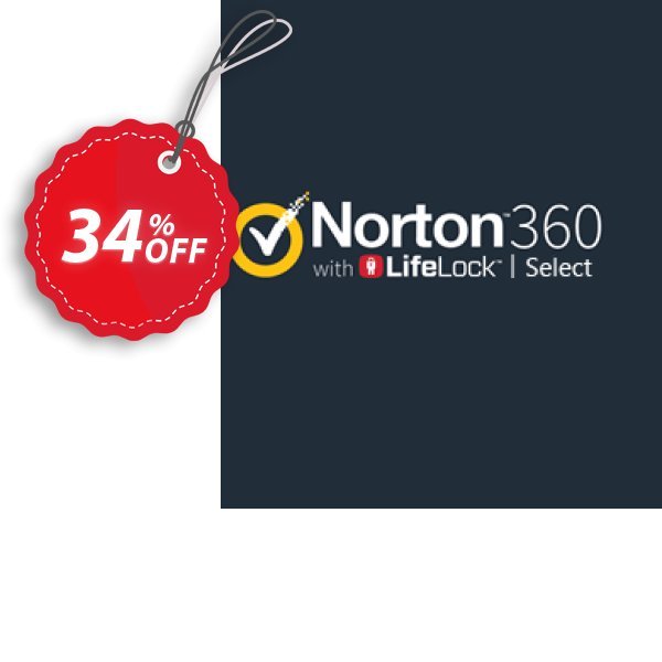 Norton 360 with LifeLock Select Coupon, discount 34% OFF Norton 360 with LifeLock Select, verified. Promotion: Formidable deals code of Norton 360 with LifeLock Select, tested & approved