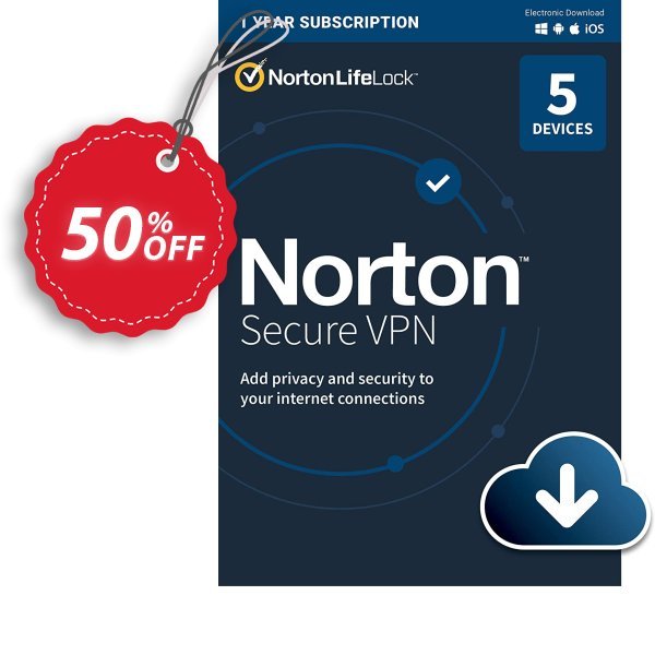 Norton Secure VPN Coupon, discount 50% OFF Norton Secure VPN, verified. Promotion: Formidable deals code of Norton Secure VPN, tested & approved