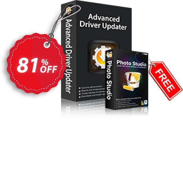 Advanced Driver Updater Coupon, discount 50% OFF Advanced Driver Updater, verified. Promotion: Fearsome offer code of Advanced Driver Updater, tested & approved