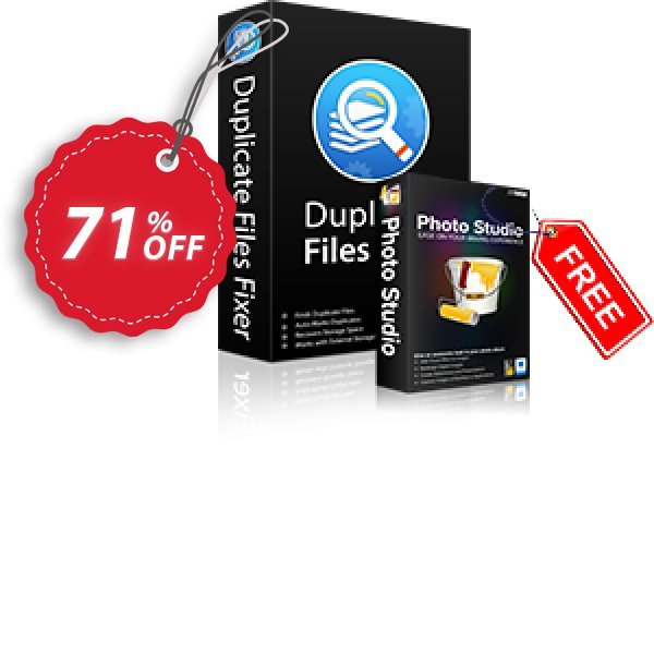 Duplicate Files Fixer Coupon, discount 80% OFF Duplicate Files Fixer, verified. Promotion: Fearsome offer code of Duplicate Files Fixer, tested & approved