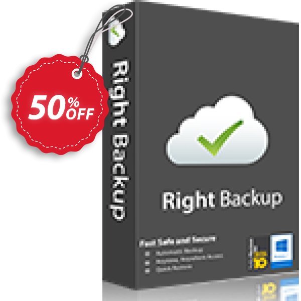 Right Backup, Yearly  Coupon, discount 50% OFF Right Backup, verified. Promotion: Fearsome offer code of Right Backup, tested & approved