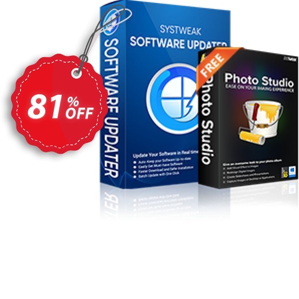 Systweak Software Updater Coupon, discount 50% OFF Systweak Software Updater, verified. Promotion: Fearsome offer code of Systweak Software Updater, tested & approved