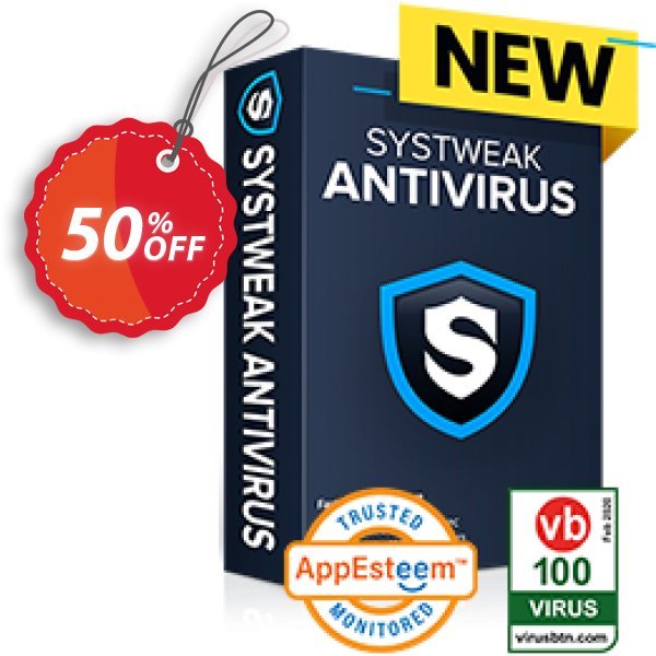 Systweak Antivirus Multi-Device Coupon, discount 50% OFF Systweak Antivirus Multi-Device, verified. Promotion: Fearsome offer code of Systweak Antivirus Multi-Device, tested & approved