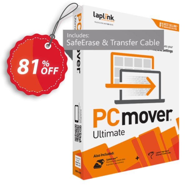 Laplink PCmover ULTIMATE Coupon, discount 30% OFF Laplink PCmover ULTIMATE, verified. Promotion: Excellent promo code of Laplink PCmover ULTIMATE, tested & approved