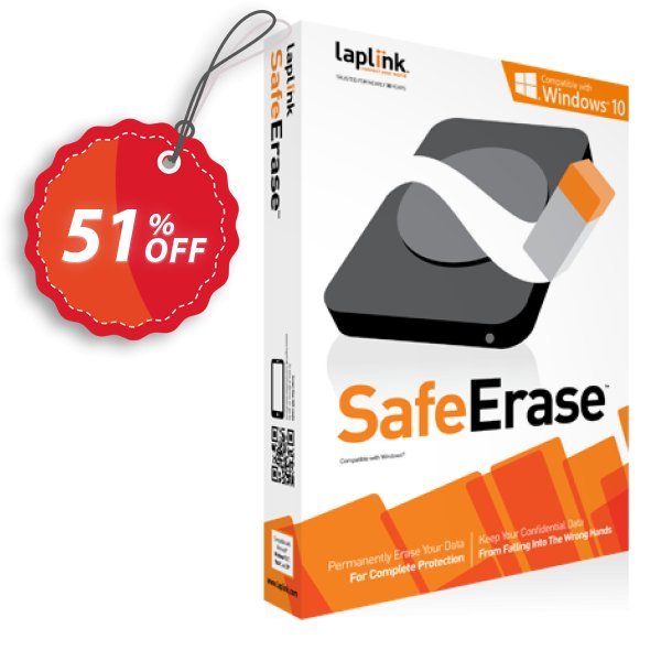 Laplink SafeErase Coupon, discount 30% OFF Laplink SafeErase, verified. Promotion: Excellent promo code of Laplink SafeErase, tested & approved