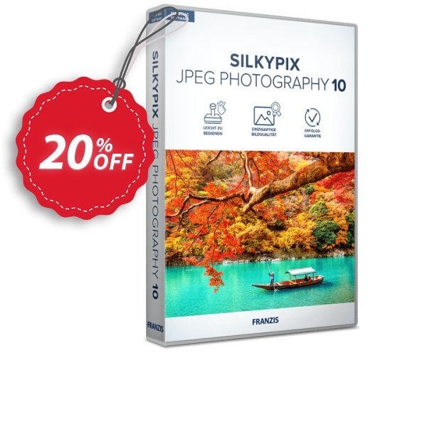 SILKYPIX 10 JPEG Photography Coupon, discount 20% OFF SILKYPIX 10 JPEG Photography, verified. Promotion: Awful sales code of SILKYPIX 10 JPEG Photography, tested & approved