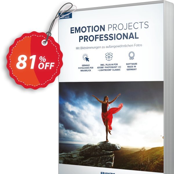 EMOTION Projects Professional Coupon, discount 80% OFF EMOTION Projects Professional, verified. Promotion: Awful sales code of EMOTION Projects Professional, tested & approved