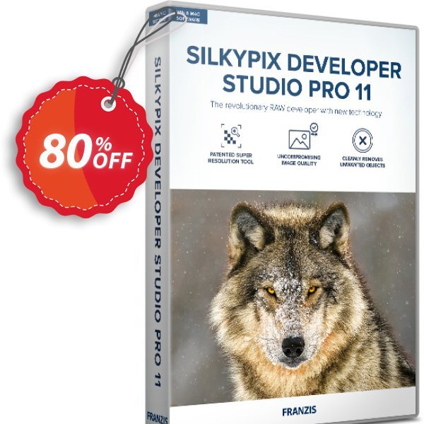 SILKYPIX Developer Studio 11 Pro Coupon, discount 80% OFF SILKYPIX Developer Studio 11 Pro, verified. Promotion: Awful sales code of SILKYPIX Developer Studio 11 Pro, tested & approved