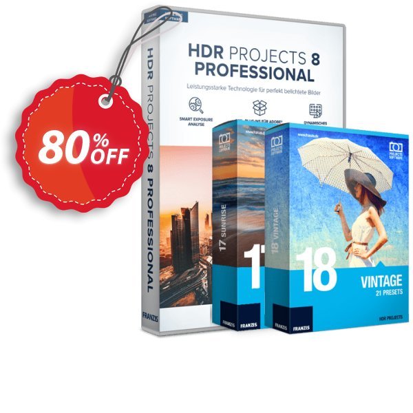 HDR projects 8 Pro Special Bundle Coupon, discount 80% OFF HDR projects 8 Pro Bundle, verified. Promotion: Awful sales code of HDR projects 8 Pro Bundle, tested & approved