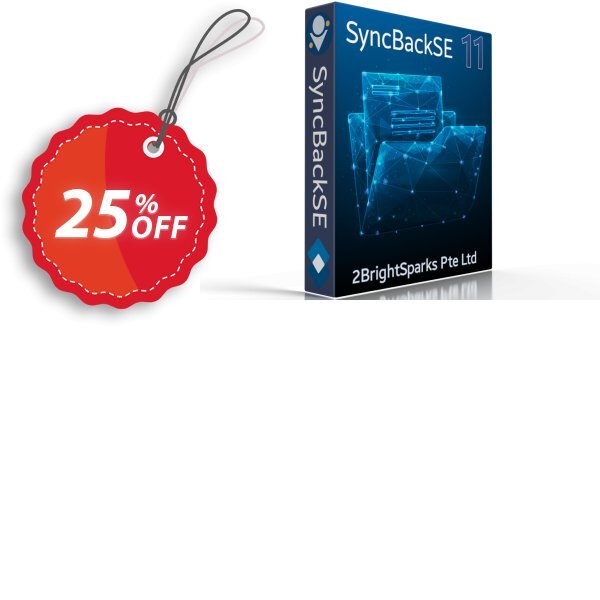 SyncBackSE Coupon, discount SyncBack's backup tool 25% OFF SyncBackSE, verified. Promotion: Best promo code of SyncBackSE, tested & approved