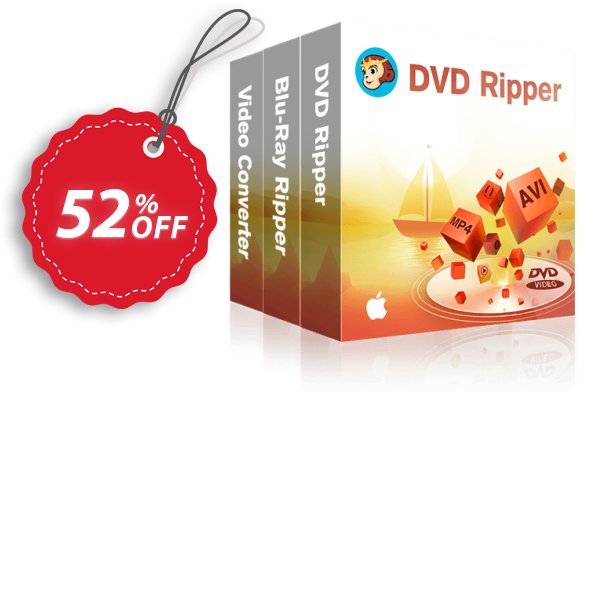 DVDFab DVD Ripper for MAC + Blu-ray Ripper for MAC + Video Converter for MAC Coupon, discount Buy StreamFab All-in-One, Get RecordFab Free. Promotion: Special sales code of DVDFab DVD Ripper for Mac + Blu-ray Ripper for Mac + Video Converter for Mac, tested & approved