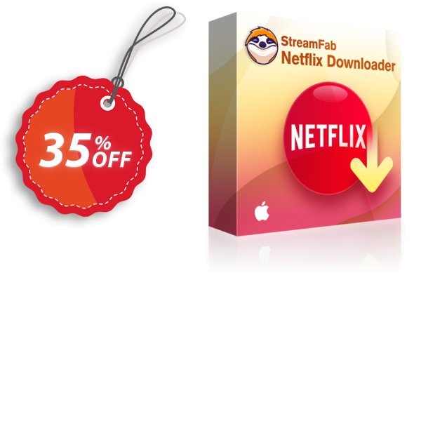 StreamFab Netflix Downloader for MAC, Monthly  Coupon, discount 35% OFF DVDFab Netflix Downloader for MAC 1 Month, verified. Promotion: Special sales code of DVDFab Netflix Downloader for MAC 1 Month, tested & approved