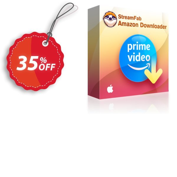 StreamFab Amazon Downloader for MAC Coupon, discount 35% OFF StreamFab Amazon Downloader, verified. Promotion: Special sales code of StreamFab Amazon Downloader, tested & approved