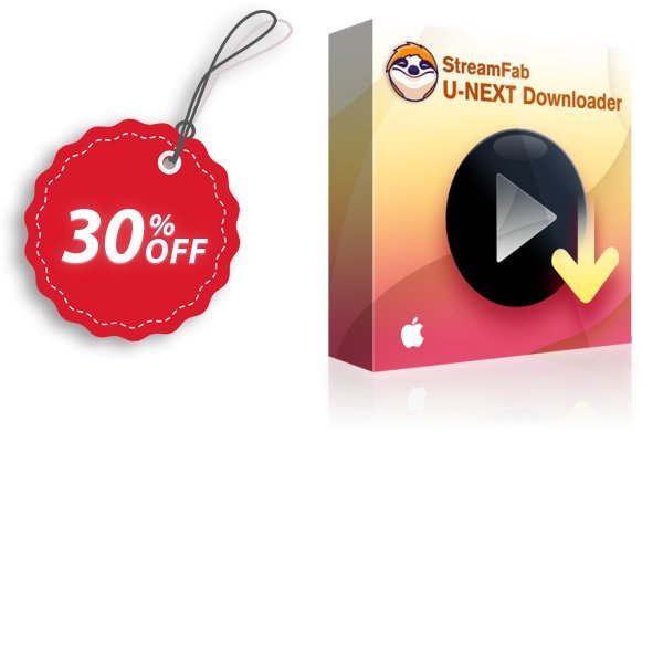 StreamFab U-NEXT Downloader for MAC Coupon, discount 30% OFF StreamFab U-NEXT Downloader for MAC, verified. Promotion: Special sales code of StreamFab U-NEXT Downloader for MAC, tested & approved