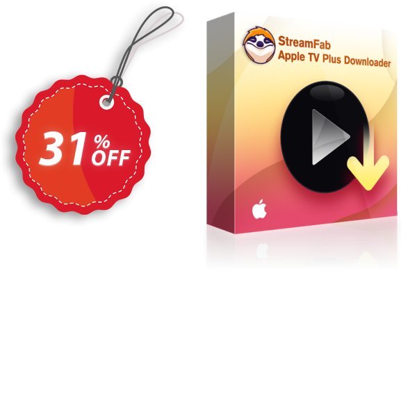 StreamFab Apple TV Plus Downloader for MAC Coupon, discount 31% OFF StreamFab Apple TV Plus Downloader for MAC, verified. Promotion: Special sales code of StreamFab Apple TV Plus Downloader for MAC, tested & approved