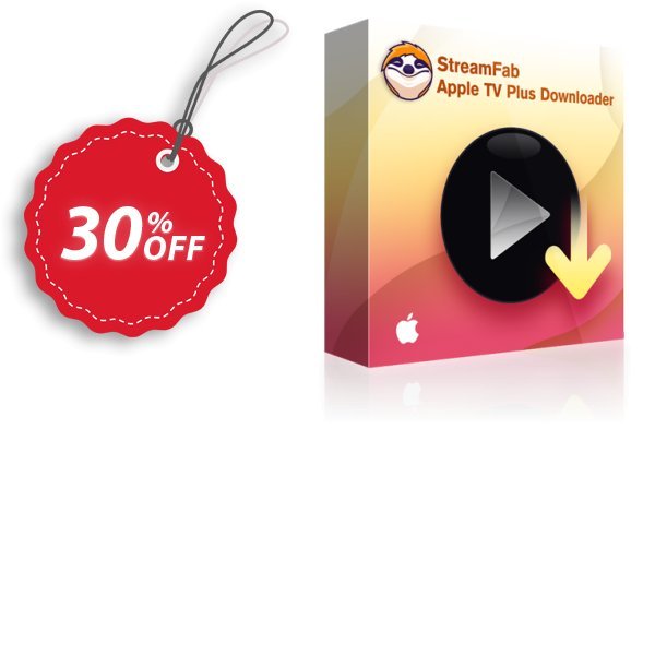 StreamFab Apple TV Plus Downloader for MAC, Yearly  Coupon, discount 30% OFF StreamFab Apple TV Plus Downloader for MAC (1 Year), verified. Promotion: Special sales code of StreamFab Apple TV Plus Downloader for MAC (1 Year), tested & approved