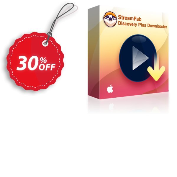 StreamFab Discovery Plus Downloader for MAC, Monthly  Coupon, discount 30% OFF StreamFab Discovery Plus Downloader for MAC (1 Month), verified. Promotion: Special sales code of StreamFab Discovery Plus Downloader for MAC (1 Month), tested & approved