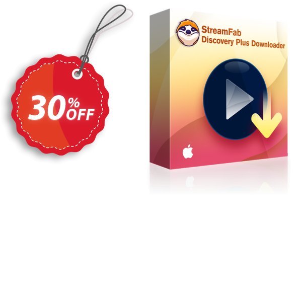 StreamFab Discovery Plus Downloader for MAC, Yearly  Coupon, discount 30% OFF StreamFab Discovery Plus Downloader for MAC (1 Year), verified. Promotion: Special sales code of StreamFab Discovery Plus Downloader for MAC (1 Year), tested & approved