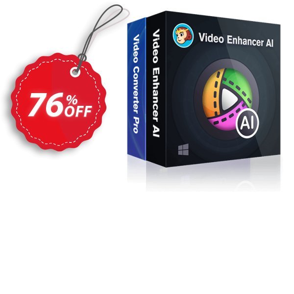 DVDFab Video Converter Pro + Video Enhancer AI Coupon, discount 76% OFF DVDFab Video Converter Pro + Video Enhancer AI, verified. Promotion: Special sales code of DVDFab Video Converter Pro + Video Enhancer AI, tested & approved