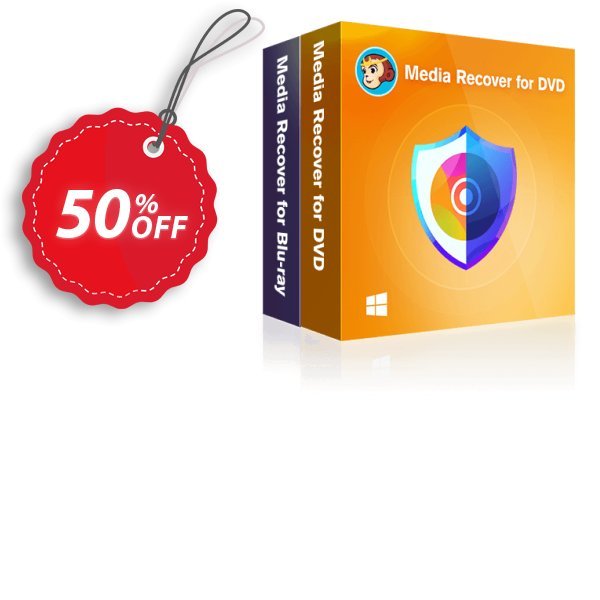 DVDFab Media Recover for DVD & Blu-ray, Yearly Plan  Coupon, discount 50% OFF DVDFab Media Recover for DVD & Blu-ray (1 Year License), verified. Promotion: Special sales code of DVDFab Media Recover for DVD & Blu-ray (1 Year License), tested & approved