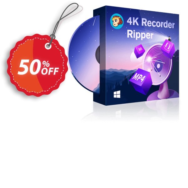 DVDFab 4K Recorder Ripper Coupon, discount Buy StreamFab All-in-One, Get RecordFab Free. Promotion: Special sales code of DVDFab 4K Recorder Ripper, tested & approved