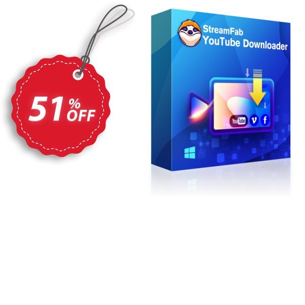 StreamFab Youtube Downloader Coupon, discount 50% OFF DVDFab Video Downloader, verified. Promotion: Special sales code of DVDFab Video Downloader, tested & approved