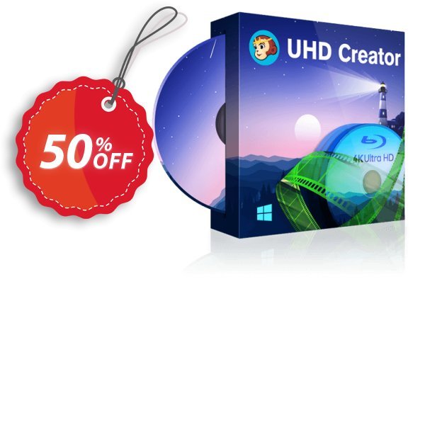 DVDFab UHD Creator Coupon, discount 50% OFF DVDFab UHD Creator, verified. Promotion: Special sales code of DVDFab UHD Creator, tested & approved