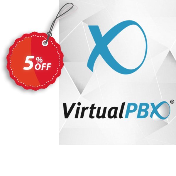 VirtualPBX 500, Unlimited Users  Coupon, discount 5% OFF VirtualPBX 500 (Unlimited Users), verified. Promotion: Exclusive deals code of VirtualPBX 500 (Unlimited Users), tested & approved