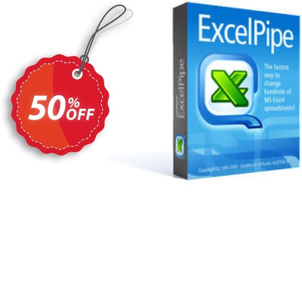 ExcelPipe File Server Plan, +1 Yr Maintenance  Coupon, discount Coupon code ExcelPipe File Server License (+1 Yr Maintenance). Promotion: ExcelPipe File Server License (+1 Yr Maintenance) offer from DataMystic