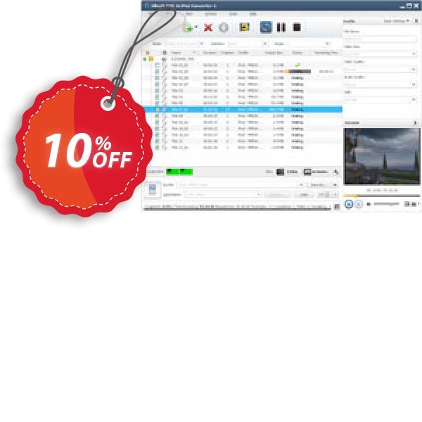 Xilisoft DVD to iPod Converter Coupon, discount Xilisoft DVD to iPod Converter imposing promo code 2024. Promotion: Discount for Xilisoft coupon code