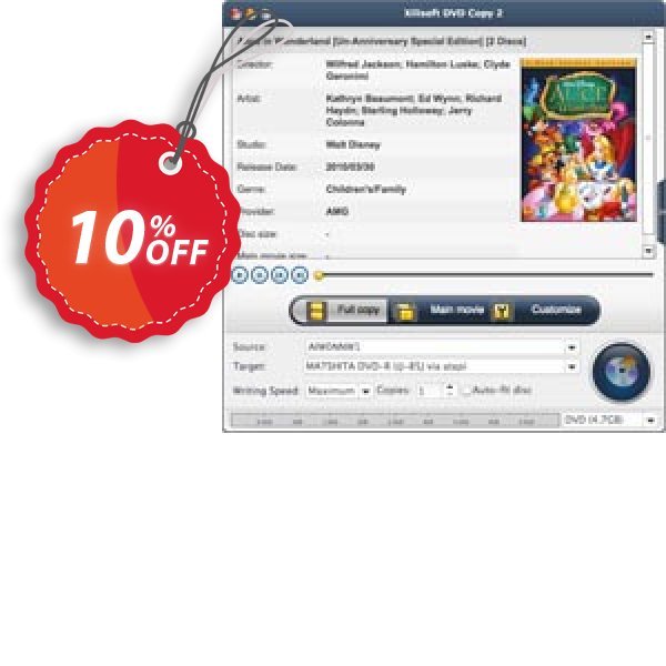Xilisoft DVD Copy for MAC Coupon, discount Xilisoft DVD Copy for Mac dreaded promo code 2025. Promotion: Discount for Xilisoft coupon code