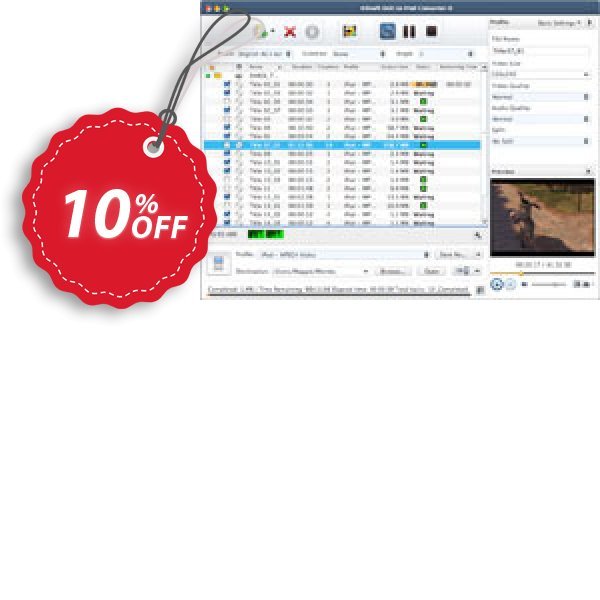 Xilisoft DVD to iPod Converter for MAC Coupon, discount Xilisoft DVD to iPod Converter for Mac awful sales code 2024. Promotion: Discount for Xilisoft coupon code