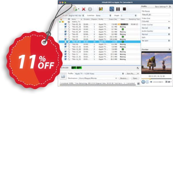 Xilisoft DVD to Apple TV Converter for MAC Coupon, discount Xilisoft DVD to Apple TV Converter for Mac fearsome deals code 2024. Promotion: Discount for Xilisoft coupon code