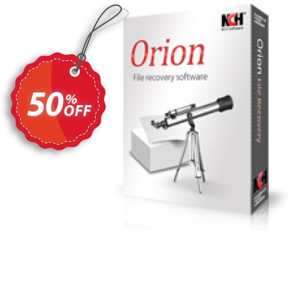 Orion File Recovery Software Coupon, discount 50% OFF Orion File Recovery Software, verified. Promotion: Super offer code of Orion File Recovery Software, tested & approved