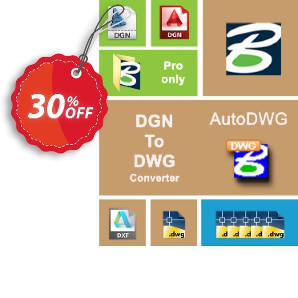 AutoDWG DGN to DWG Converter Coupon, discount 25% AutoDWG (12005). Promotion: 10% Discount from AutoDWG (12005)