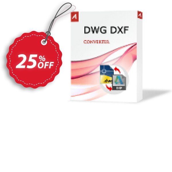 AutoDWG DWG DXF Converter Coupon, discount 25% AutoDWG (12005). Promotion: 10% Discount from AutoDWG (12005)