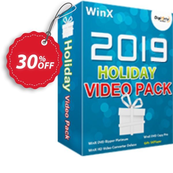 WinX 2019 Holiday Video Pack Coupon, discount WinX 2025 Holiday Video Pack wonderful offer code 2025. Promotion: wonderful offer code of WinX 2024 Holiday Video Pack 2024