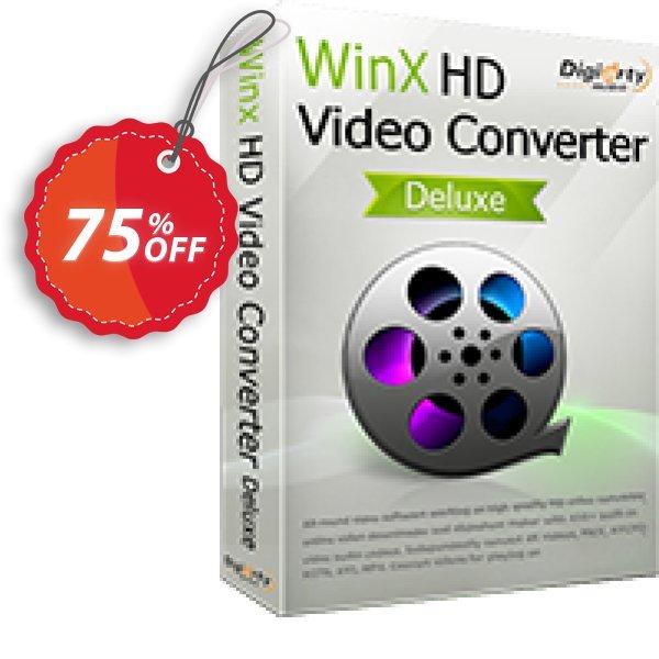 WinX HD Video Converter Deluxe, Yearly Plan  Coupon, discount 75% OFF WinX HD Video Converter Deluxe (1 year License), verified. Promotion: Exclusive promo code of WinX HD Video Converter Deluxe (1 year License), tested & approved