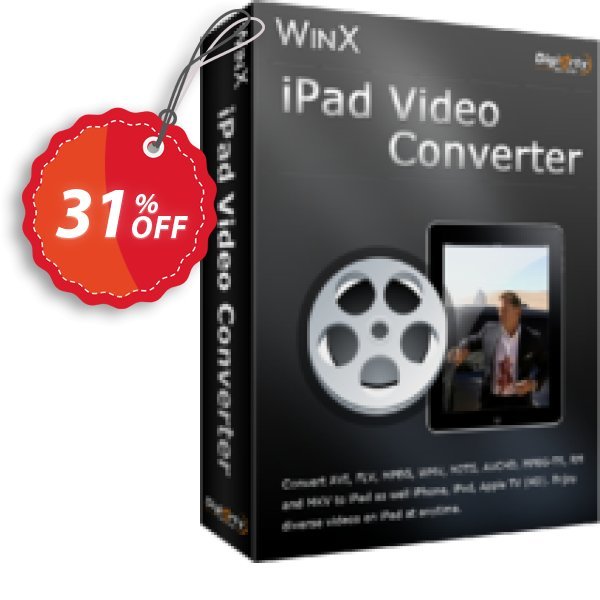 WinX iPad Video Converter Coupon, discount WinX iPad Video Converter awful offer code 2024. Promotion: awful offer code of WinX iPad Video Converter 2024