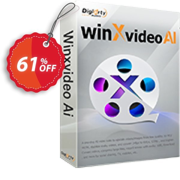 WinXvideo AI 1-Year 3 PCs Coupon, discount 60% OFF WinXvideo AI 1-Year 3 PCs, verified. Promotion: Exclusive promo code of WinXvideo AI 1-Year 3 PCs, tested & approved