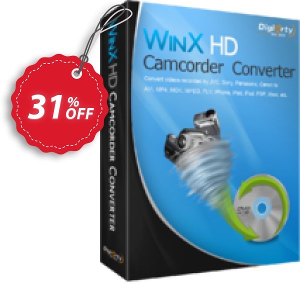 WinX HD Camcorder Video Converter Coupon, discount WinX HD Camcorder Video Converter amazing discounts code 2024. Promotion: amazing discounts code of WinX HD Camcorder Video Converter 2024