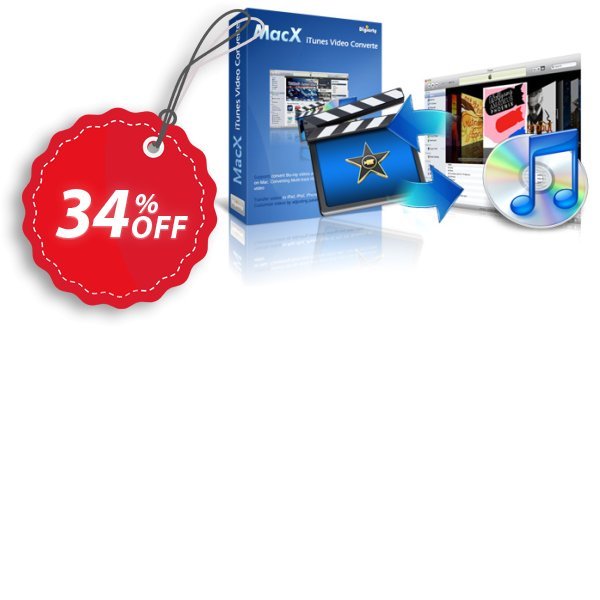 MACX iTunes Video Converter Coupon, discount MacX iTunes Video Converter awful discount code 2024. Promotion: awful discount code of MacX iTunes Video Converter 2024