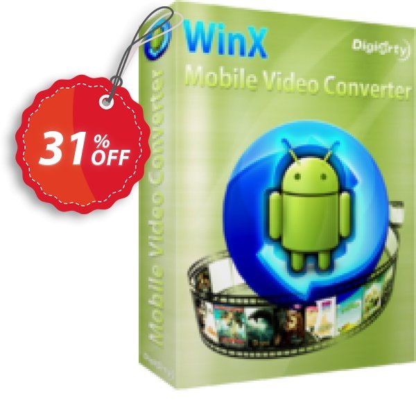 WinX Mobile Video Converter Coupon, discount WinX Mobile Video Converter imposing sales code 2024. Promotion: imposing sales code of WinX Mobile Video Converter 2024