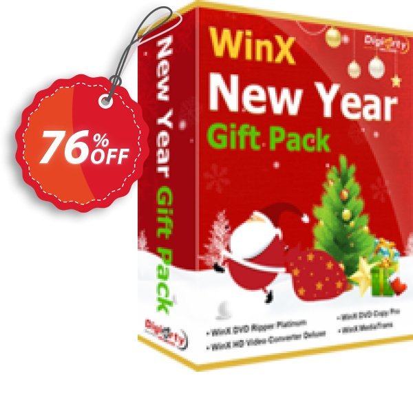 WinX New Year Special Pack Coupon, discount New Year Promo. Promotion: Best discounts code of WinX New Year Special Pack | for 1 PC 2024