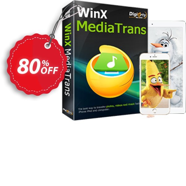 WinX MediaTrans Lifetime Plan Coupon, discount 80% OFF WinX MediaTrans Lifetime License, verified. Promotion: Exclusive promo code of WinX MediaTrans Lifetime License, tested & approved