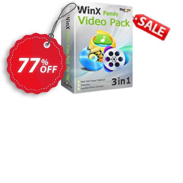 WinX Family Video Pack, for 2 PCs  Coupon, discount WinX Family Video Pack (for 2 PCs) exclusive offer code 2024. Promotion: exclusive offer code of WinX Family Video Pack (for 2 PCs) 2024